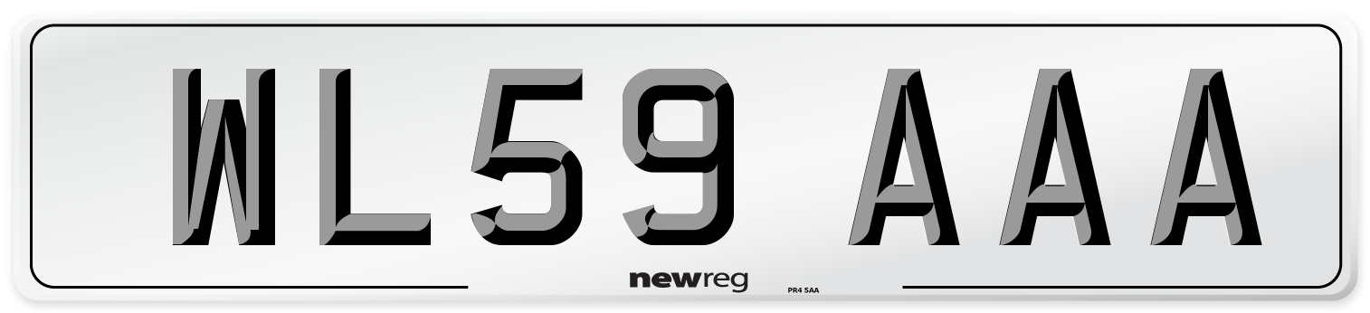WL59 AAA Number Plate from New Reg